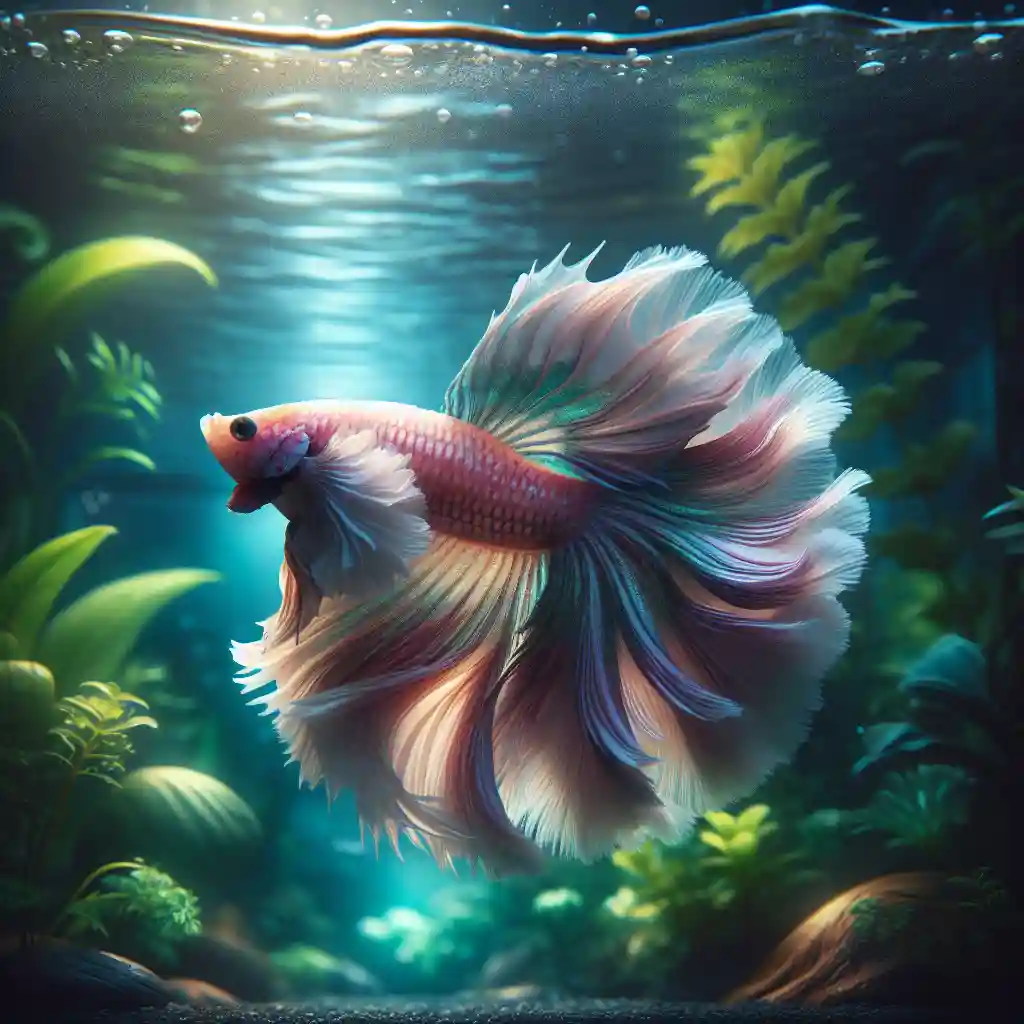 Close-up of Betta fish